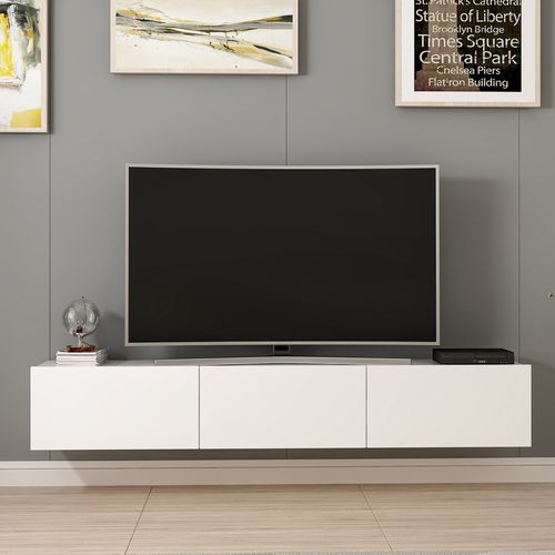 Rigel - White White TV Unit slika 1