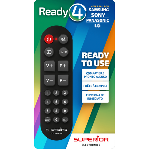 Superior Daljinski upravljač za LG/Sam./Sony/Pan. smart TV prijemnike - RC Ready4 slika 2