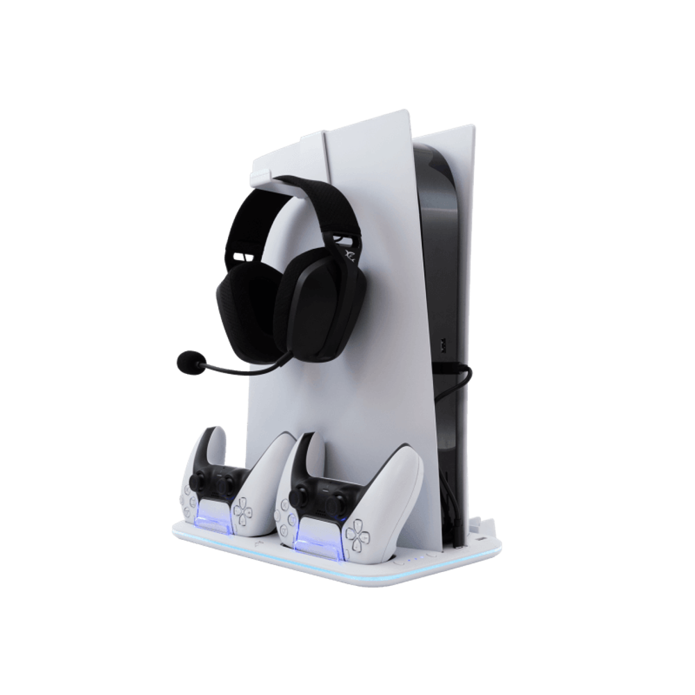WHITE SHARK Rashladni stalak + 2 stalak za punjenje PS5-DZ504 / KIMURA-2 slika 1