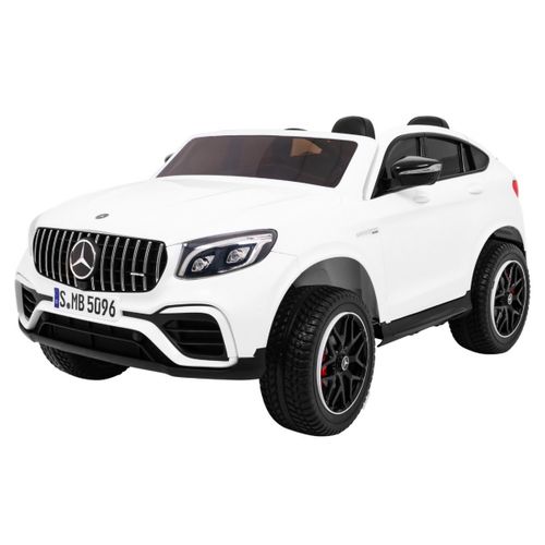 Licencirani auto na akumulator Mercedes GLC 63S - dvosjed - bijeli slika 1