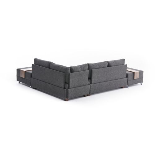 Atelier Del Sofa Fly Right - Anthracite Anthracite Corner Sofa-Bed slika 6