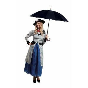 Svečana odjeća za odrasle My Other Me Mary Poppins 4 Dijelovi Siva M/L