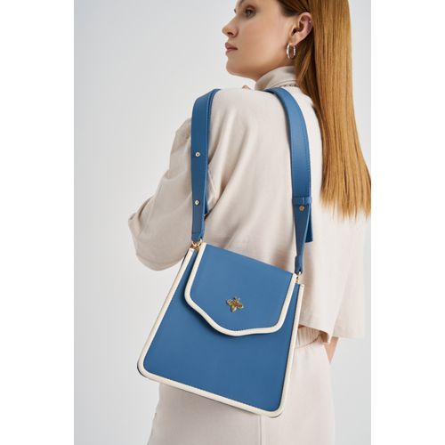 1248 - Blue Blue
Cream Shoulder Bag slika 8