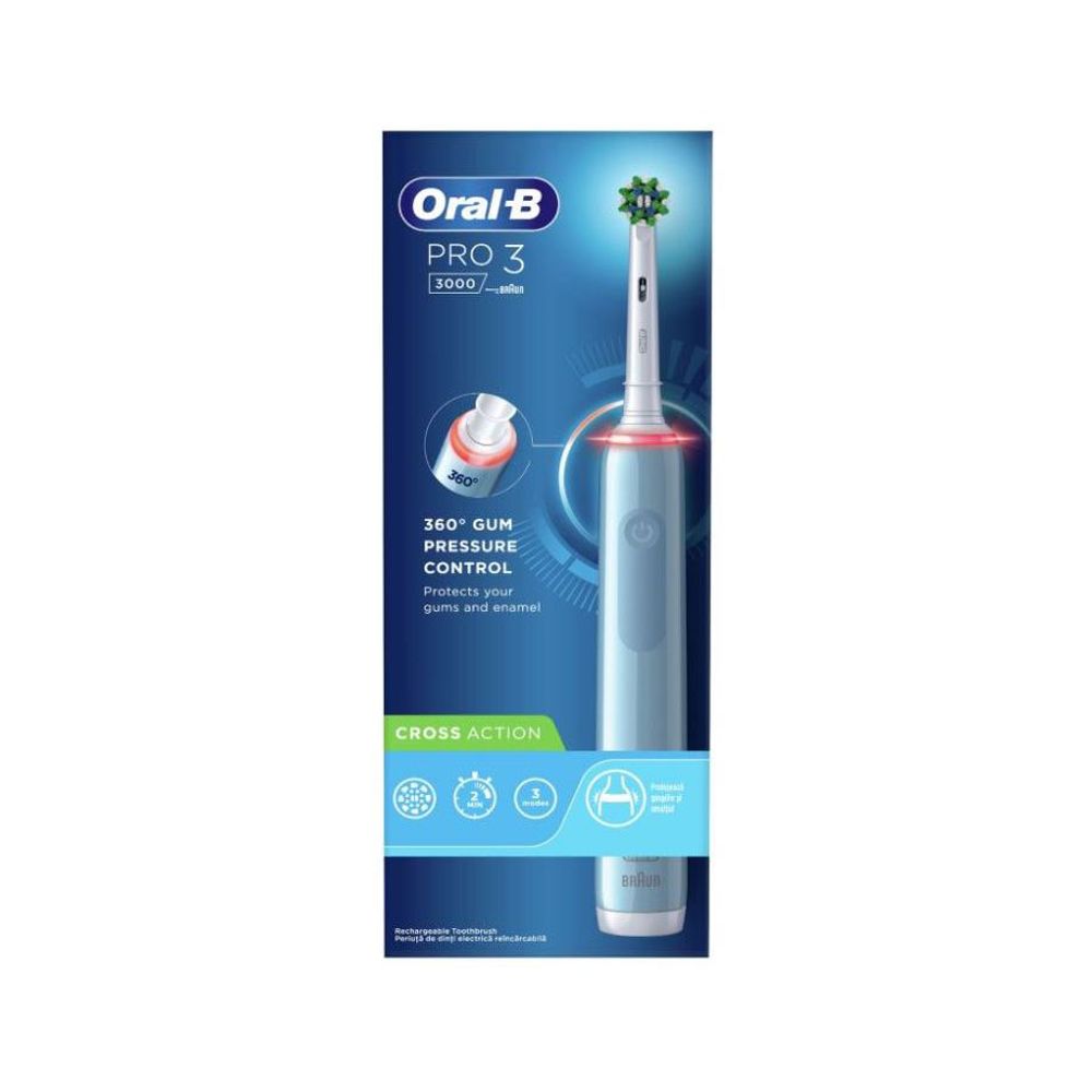 Oral-B električna četkica za zube PRO 3 3000 CROSS ACTION slika 1