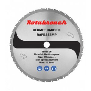 Rotabroach pila za cirkular višenamjenska RAPB355MP (36 zuba; 355 mm)