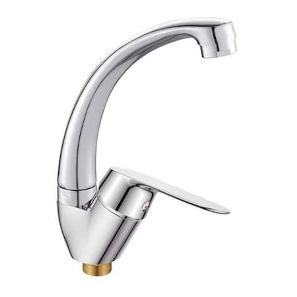 Inter Ceramic slavina za sudoper linni mesing krom slika 1