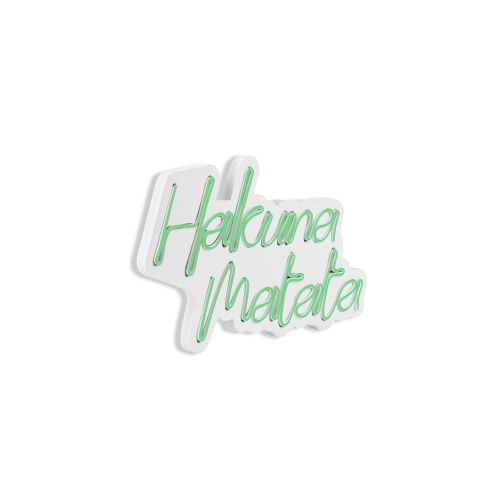 Hakuna Matata - Green Green Decorative Plastic Led Lighting slika 8