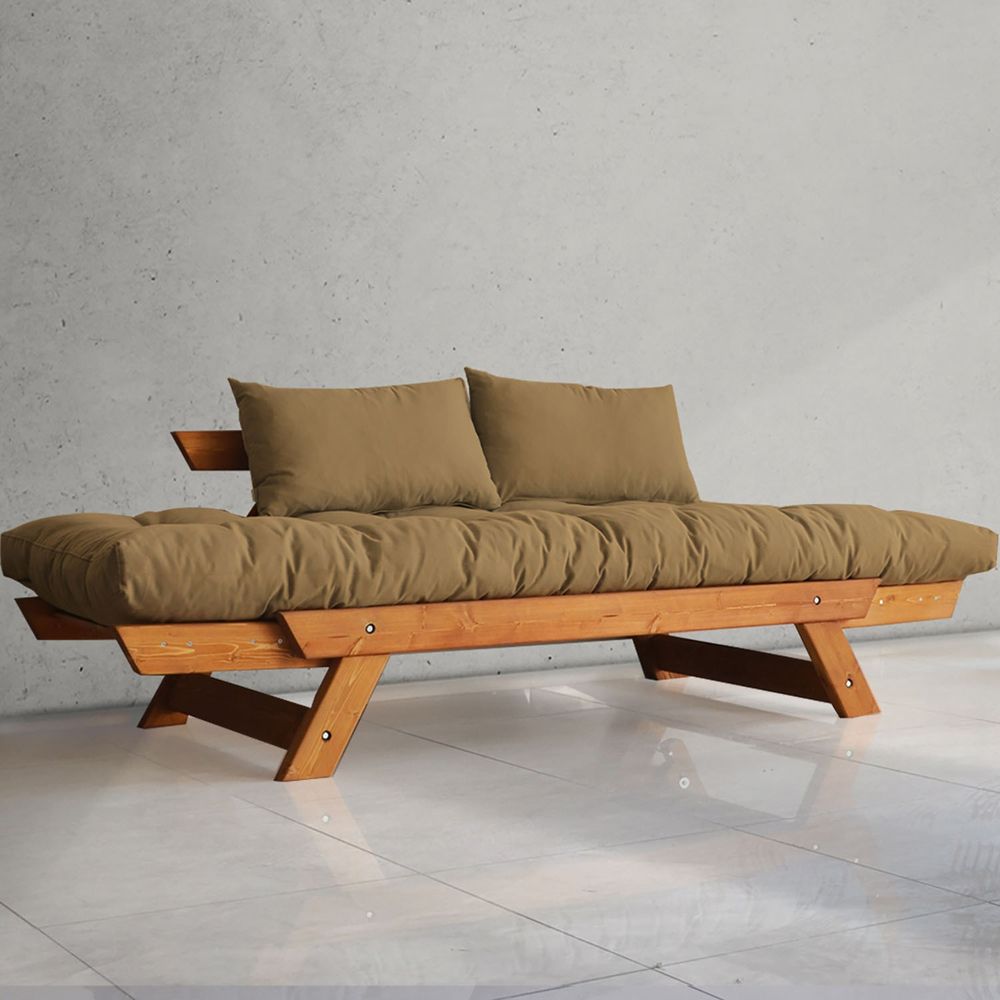 Dvosjed sofa CPT8125-210 - boje: Teak, Camel Garden slika 3