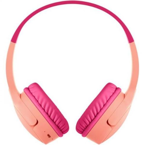 Belkin Bežicne naglavne dečije slušalice, BT+3,5mm,28-30h bat, pink slika 2