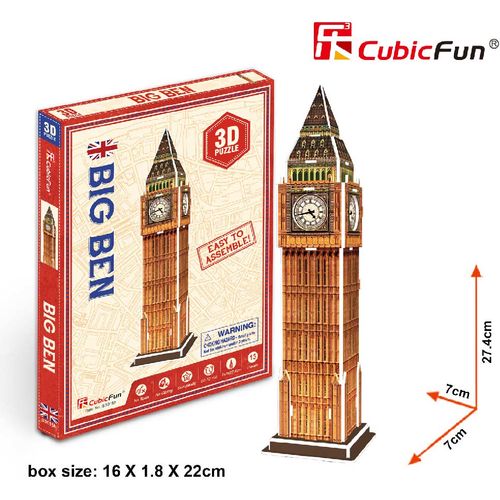 Cubicfun Puzzle Big Ben S3015H slika 1