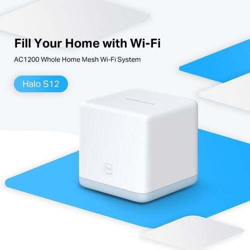 Mercusys Halo S12 (3-pack), AC1200 Whole Home Mesh Wi-Fi System slika 4