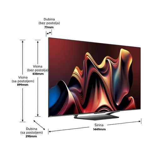 Hisense 65U7NQ Televizor 65" ULED, Mini-LED, Smart, UHD, VIDAA slika 2