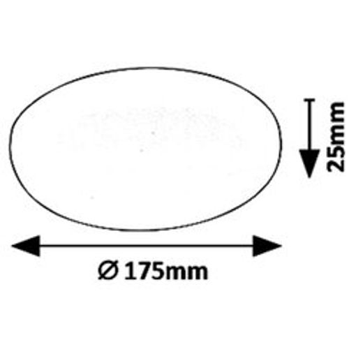 Rabalux Oleg LED 18W bela, okrugla slika 5
