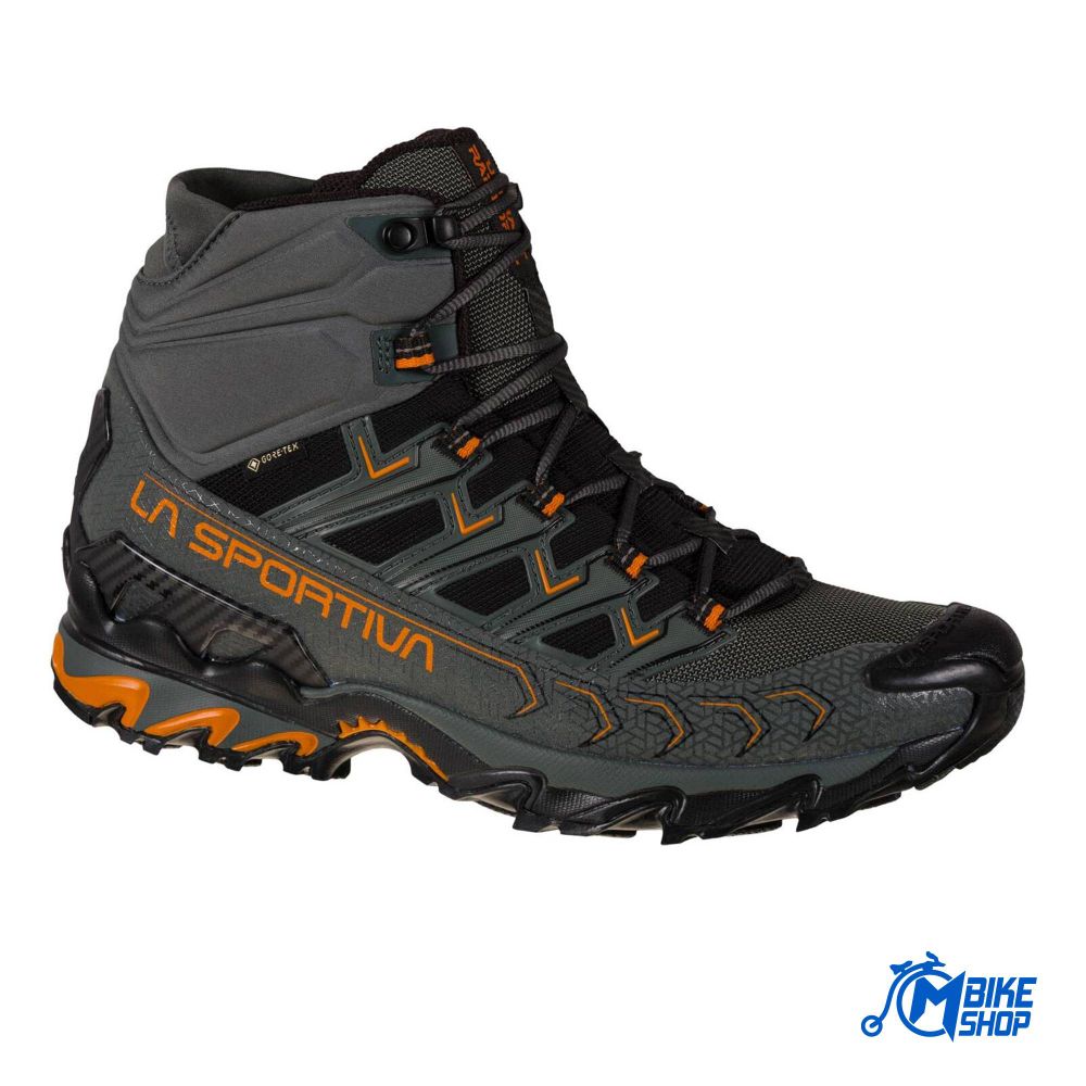 La Sportiva Muške gležnjerice Ultra Raptor II Mid GTX, Carbon/Hawaiian Sun slika 1
