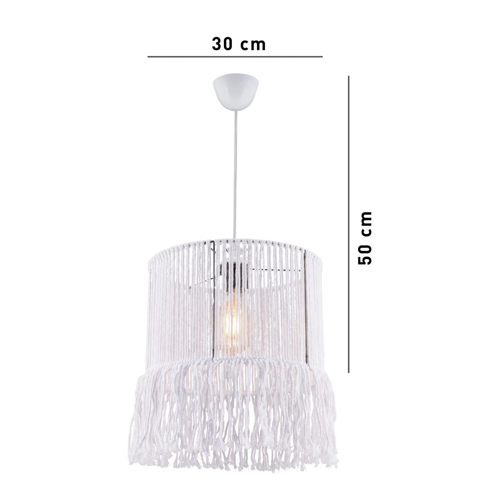 Ness Macrame Bijeli Luster slika 6