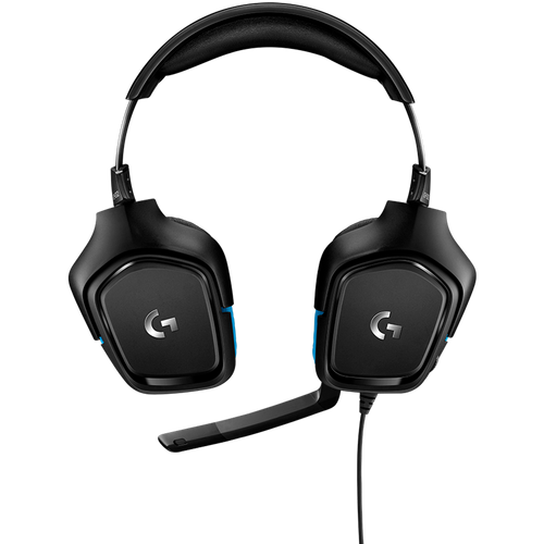 LOGITECH G432 Gaming Slušalice s žicom 7.1 - Umjetna koža - Crna/Plava - USB slika 6