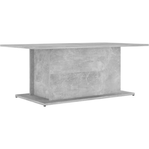 Stolić za kavu siva boja betona 102 x 55,5 x 40 cm od iverice slika 9