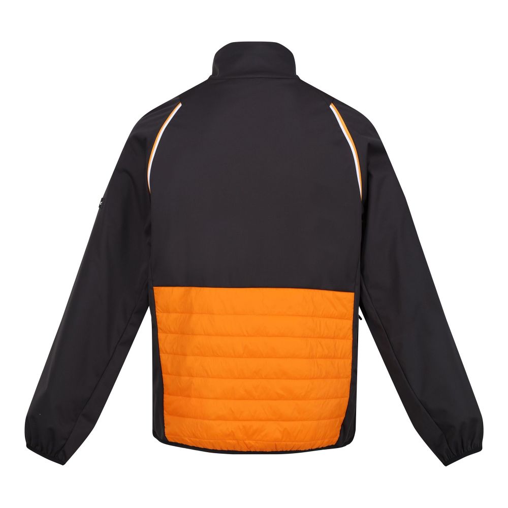 Regatta Muška jakna 2U1 Steren Hybrid Orange Pepper/Ash slika 3