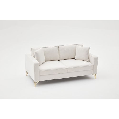 Atelier Del Sofa Dvosjed, Krem Zlato, Berlin - Cream, Gold slika 7