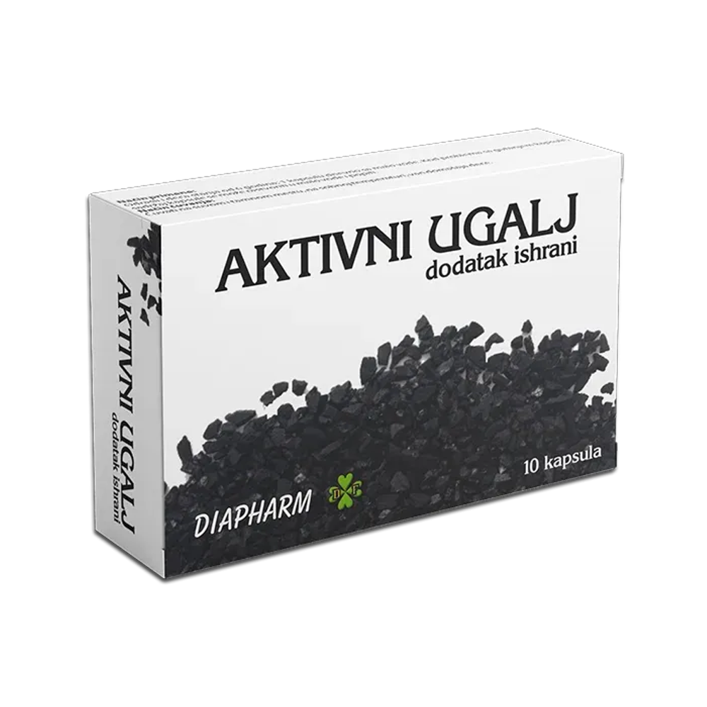 Diapharm Aktivni ugalj kapsule A10 slika 1