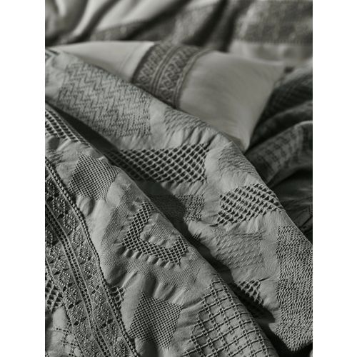 L'essential Maison Freya - Antracit Antracit Set Pokrivača za Bračni Krevet slika 2