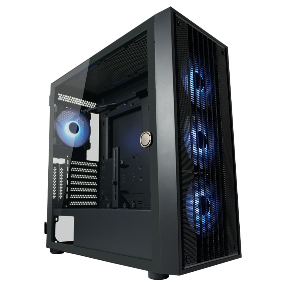LC-Power Case Gaming 810BE-ATX, ATX, Micro ATX, MiniITX4x 120mm ARGB fans, tempered glass slika 2