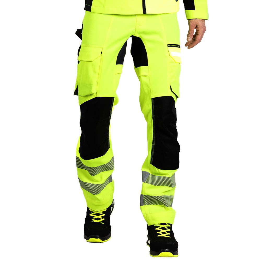 HI-VIZ PANTS,sigurnosne radne pantalone,neon žuta vel.54 slika 1