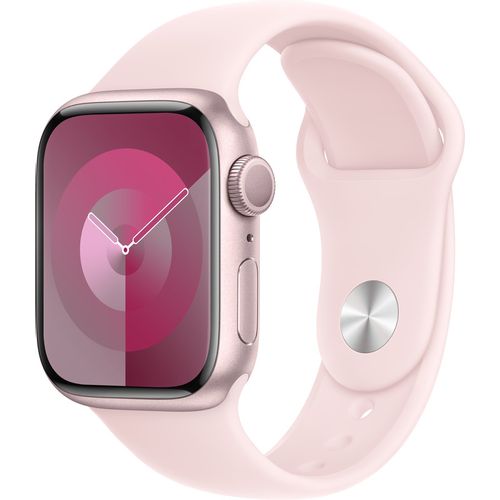 Apple Watch S9 GPS 41mm Pink with Light Pink Sport Band - S/M slika 1