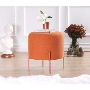 Atelier Del Sofa Tabure, Copper 42 - Orange