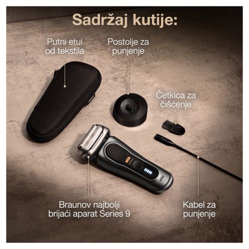 Braun brijaći aparat 9515s SIVI slika 8