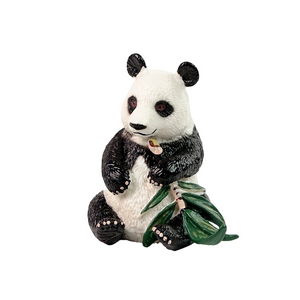 Kolekcionarska figurica velika panda s bambusom