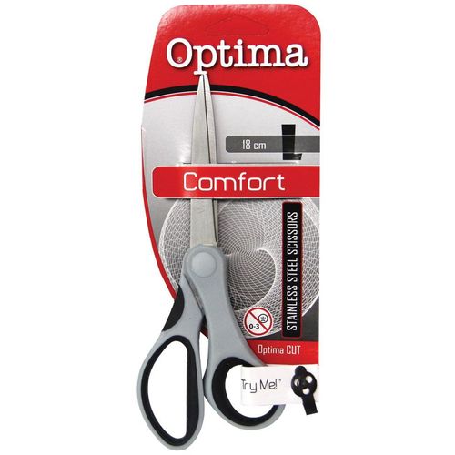 Škare OPTIMA Comfort L srednje 18cm  slika 1