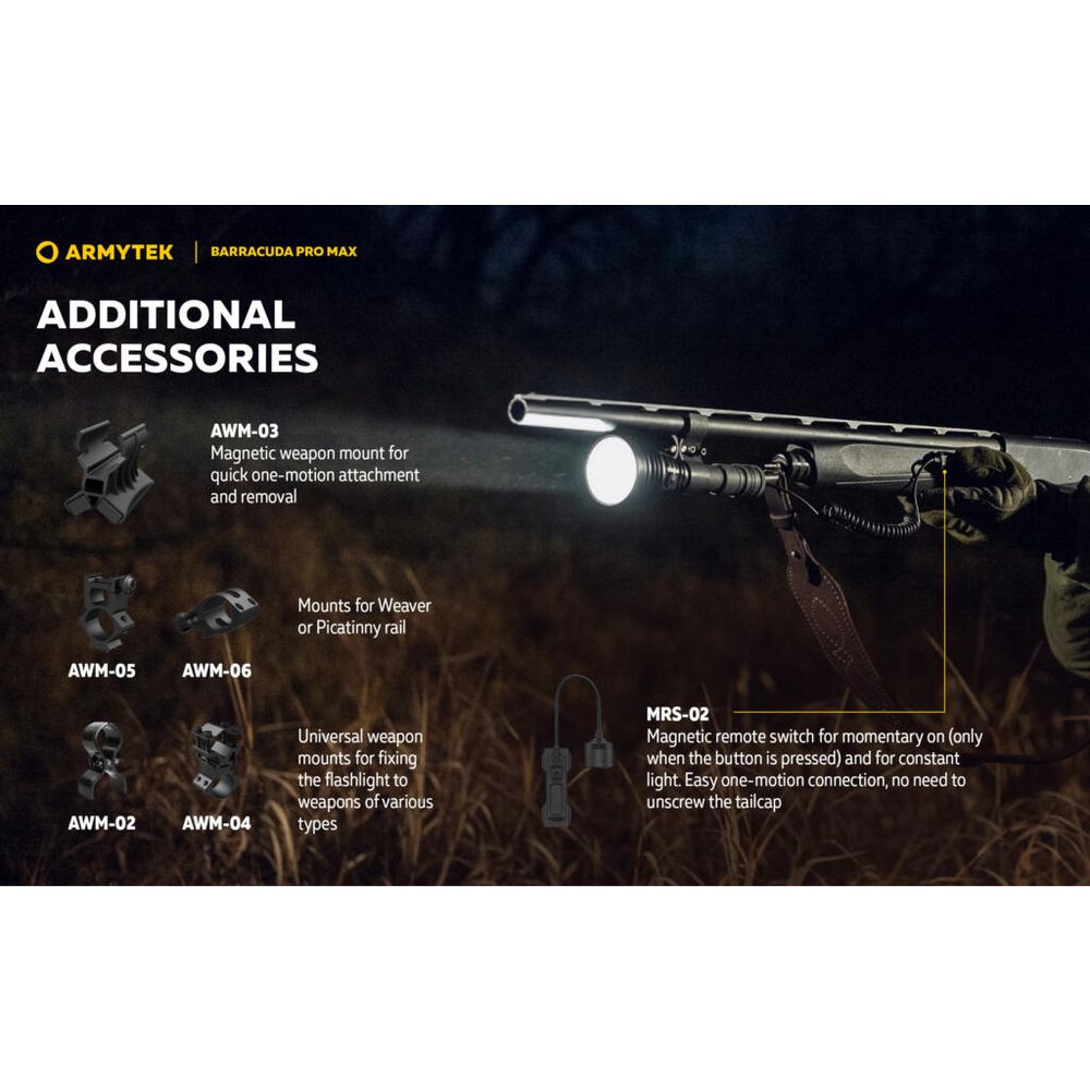 Armytek Baterijska lampa Barracuda Pro Max slika 19