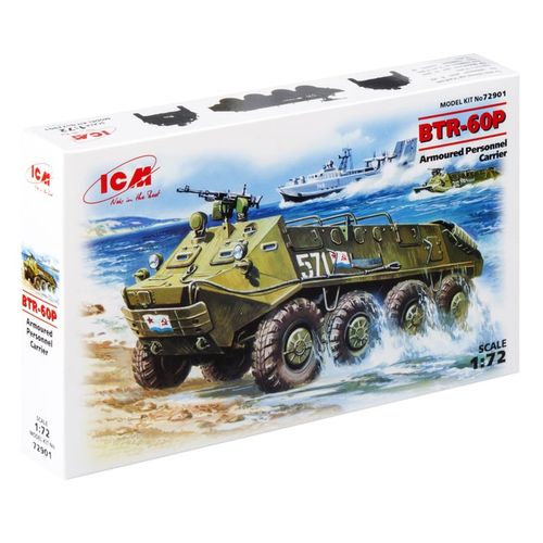 Model Kit Military - BTR-60P, Armoured Personnel Carrier 1:72 slika 1