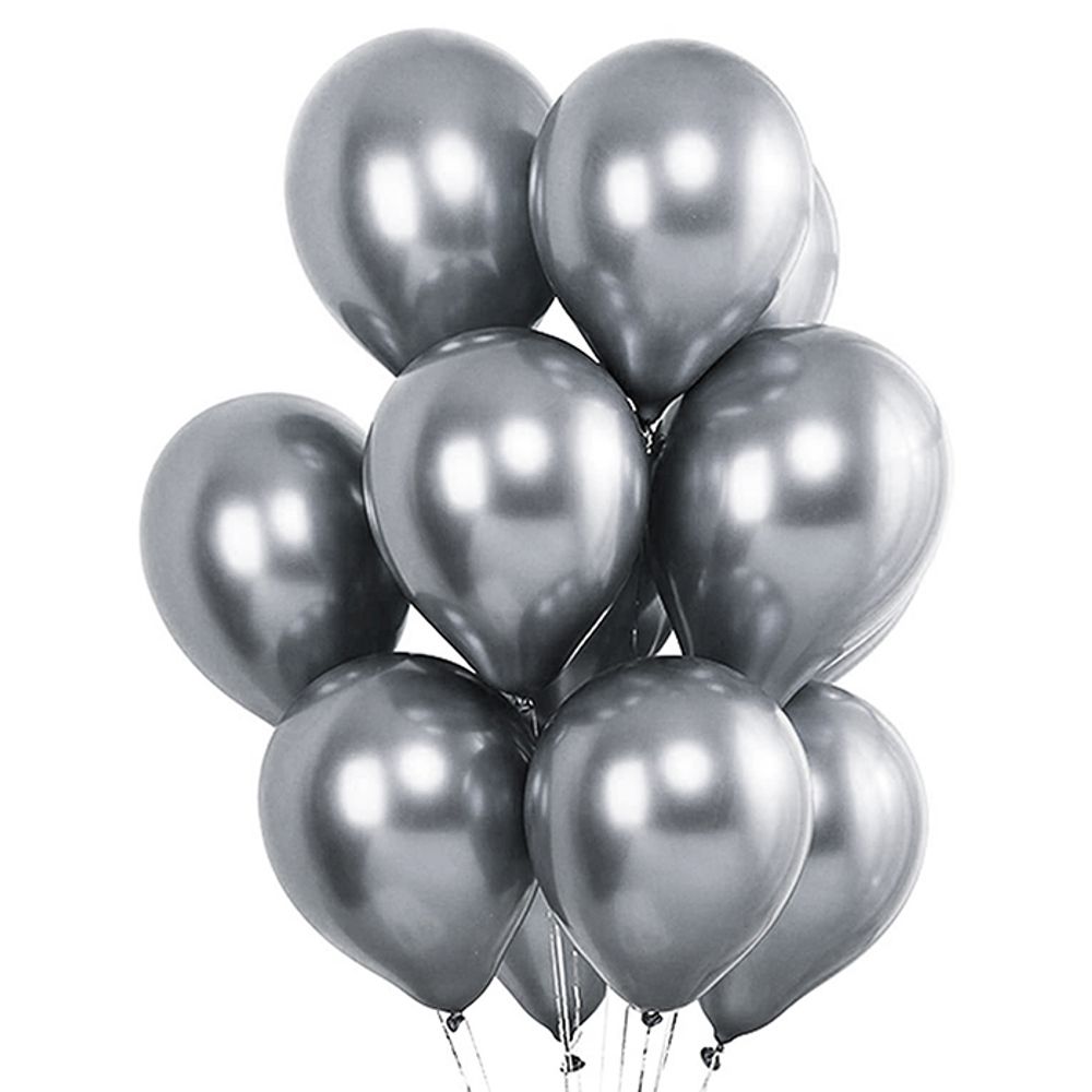 Baloni za puhanje 294 silver metallic 6/1 slika 1