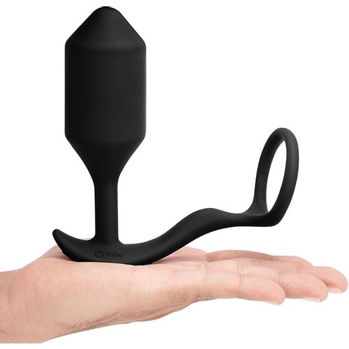 Vibrirajući analni čep s prstenom za penis B-Vibe - Snug &amp; Tug XL slika 3