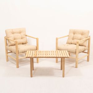 MYG02 - Set stola i stolica za vrt (3 komada)
