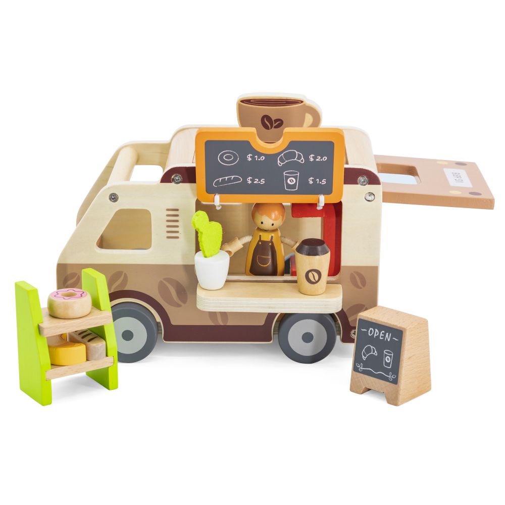 Viga food truck drveni auto caffe slastičarna slika 2