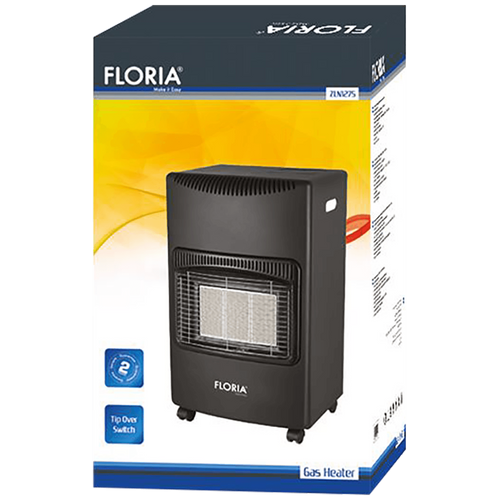 Floria Grijalica, plinska, sa regulatorom, 1 kg/h, 4200 W, crna - ZLN1275 slika 2