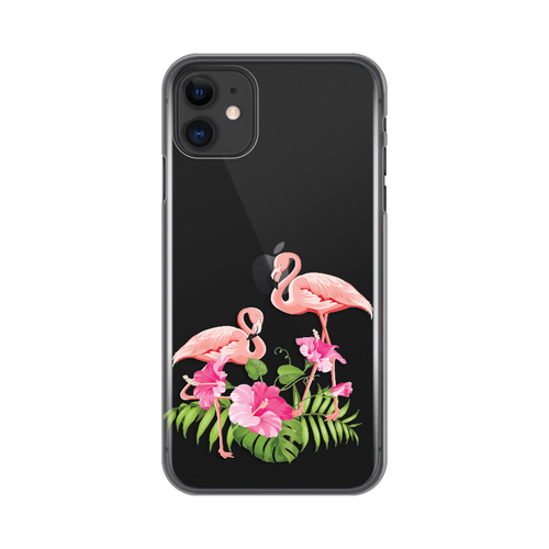 Torbica Silikonska Print Skin za iPhone 11 6.1 Flamingo slika 1