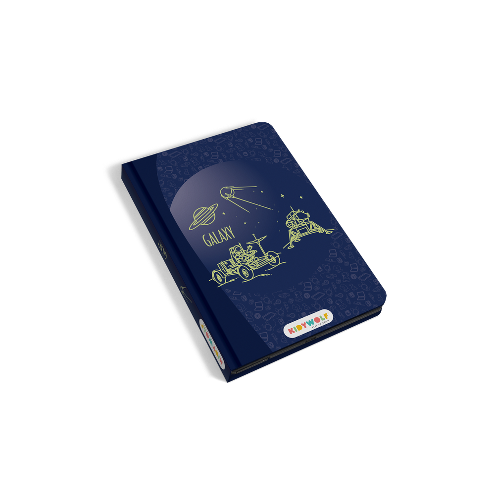 Kidywolf LCD tabla za crtanje sa 30 ilustracija Kidydraw Mini, Galaxie slika 2