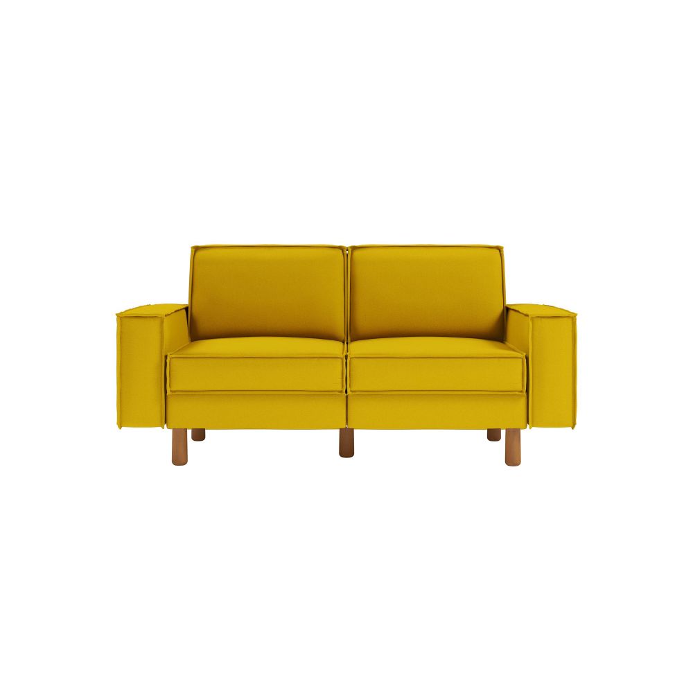 Dvosjed Sofa Sparrow 2 - boje: suncokret orah slika 2