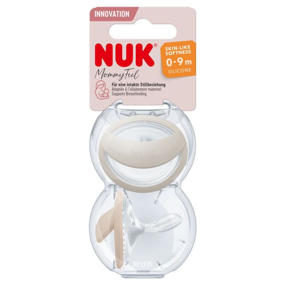 NUK Duda varalica MommyFeel 0-9mj 2kom, Siva slika 6