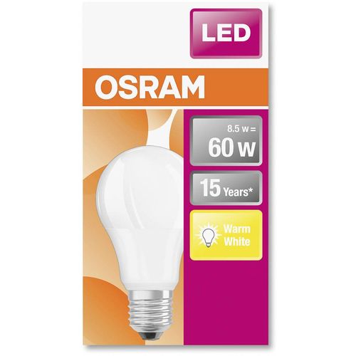 OSRAM 4058075127357 LED Energetska učinkovitost 2021 F (A - G) E27 oblik kruške 8.5 W = 60 W toplo bijela (Ø x D) 60 mm x 112 mm  1 St. slika 2