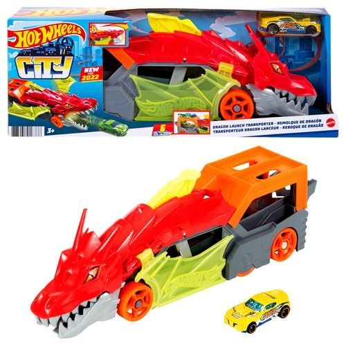 Hot Wheels transporter Zmaj slika 5