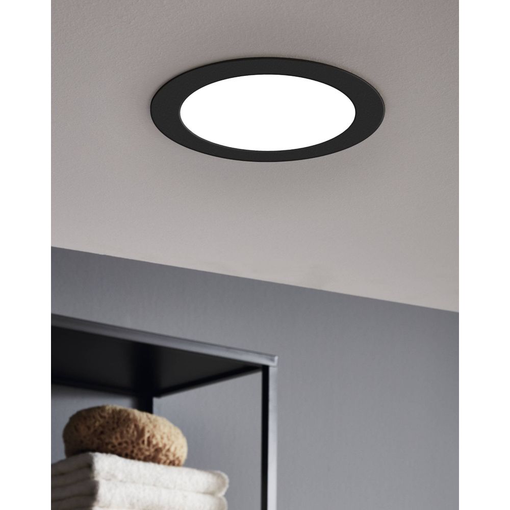 FUEVA 5 Ugradbeno Svjetlo - LED Spot Ø216 Crno 3000K slika 4