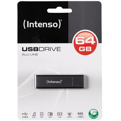 (Intenso) USB Flash drive 64GB Hi-Speed USB 2.0, ALU Line - USB2.0-64GB/Alu-a slika 4