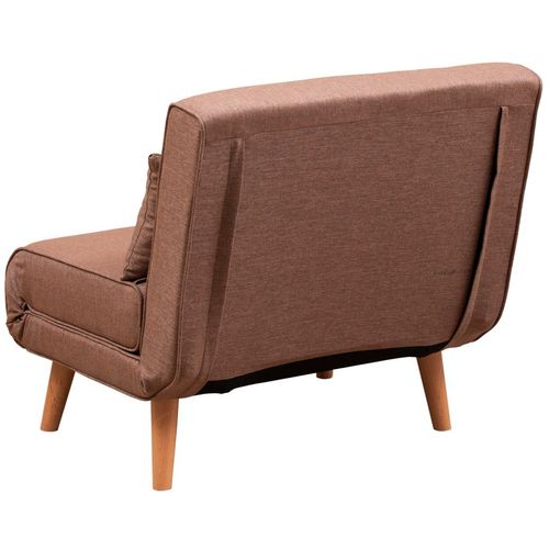 Atelier Del Sofa Fotelja na razvlačenje, Smeđa, Folde Single - Brown slika 9