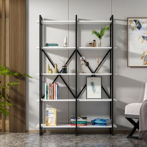 Elston 1200 3 - Black, White Black
White Bookshelf