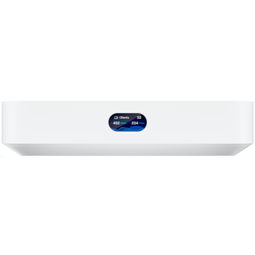 UBIQUITI Compact UniFi Cloud Gateway with a full suite of advanced routing and security features:Runs UniFi Network for full-stack network management;Manages 30+ UniFi devices and 300+ clients;1 Gbps routing with IDS/IPS; Multi-WAN load balancing slika 1